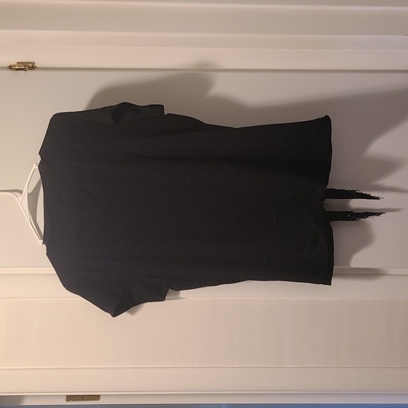 Black fringe corset tee - Picture 2 of 6